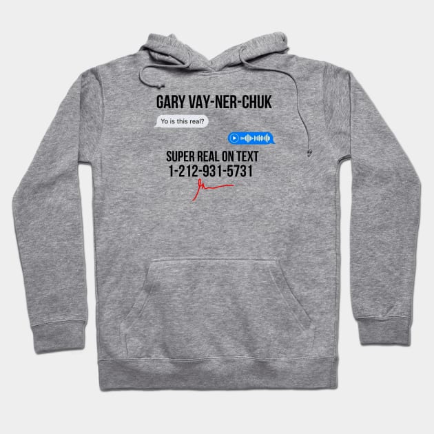 Garyvee Texting Hoodie by GaryVeeApparel